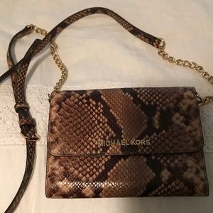 Michael Kors Snakeskin Crossbody